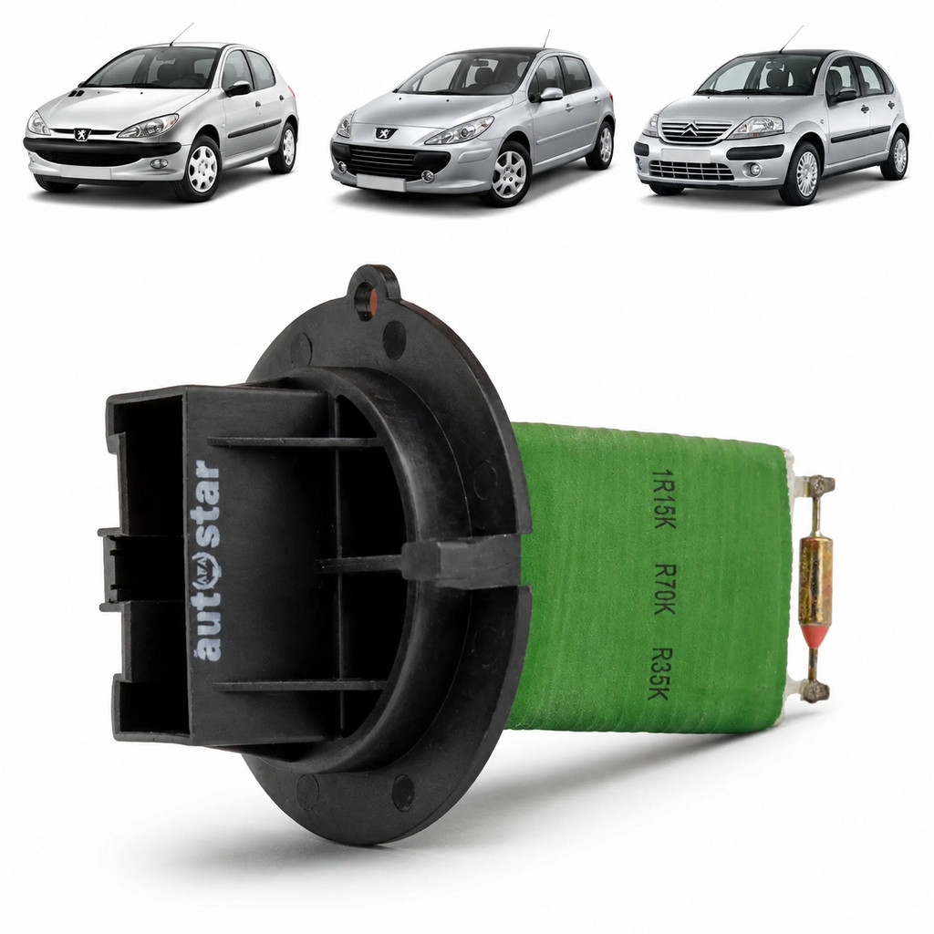 Resistência Eletroventilador Peugeot 206 207 307 308 408 5008 C4 C4 Lounge C4 Picasso DS3 DS4 DS5