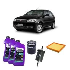 Kit Troca óleo Semissintético Radnaq 15w40 + Filtros Palio Fire 2001 Em Diante