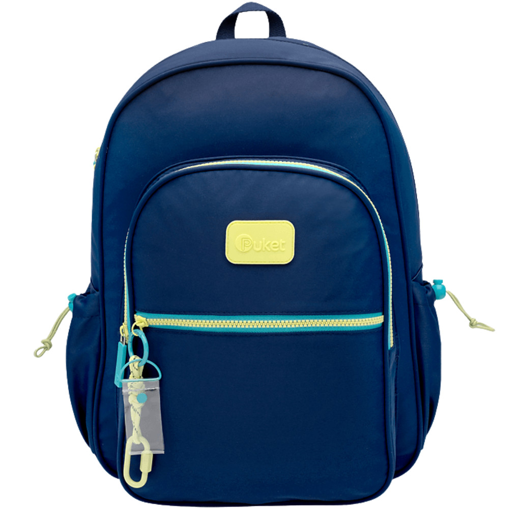 Mochila Costas Grande Azul Escolar Meninos - Puket
