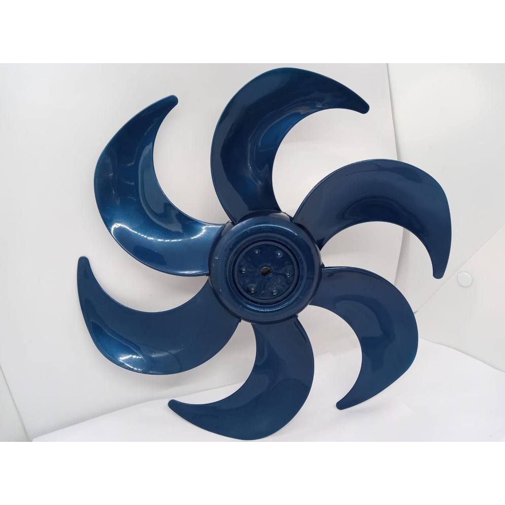 Hélice original do Ventilador Mondial 30cm 6 Pás Azul Metálico