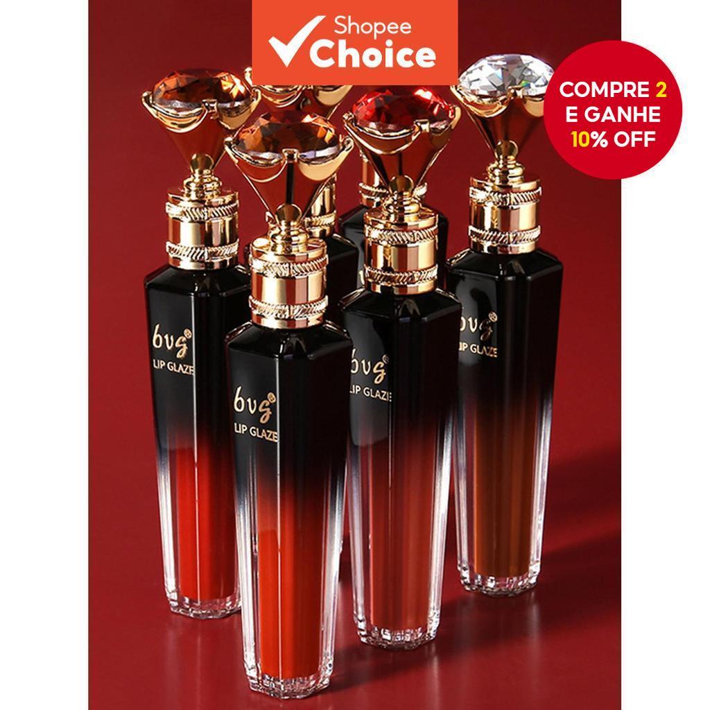 Batom Com Brilho Labial De Seis Cores , Hidratante De Longo Prazo À Prova D'água , Não É Fácil De Descolorir , 1 Peça