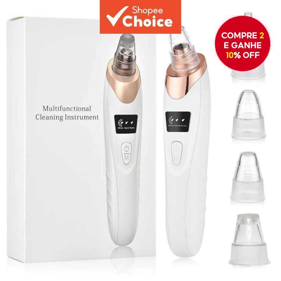 1 Peça de Removedor de Cravos para Mulheres, Aspirador de Poros Facial - Limpeza Facial com Usb Recarregável, em Oferta na Shopee