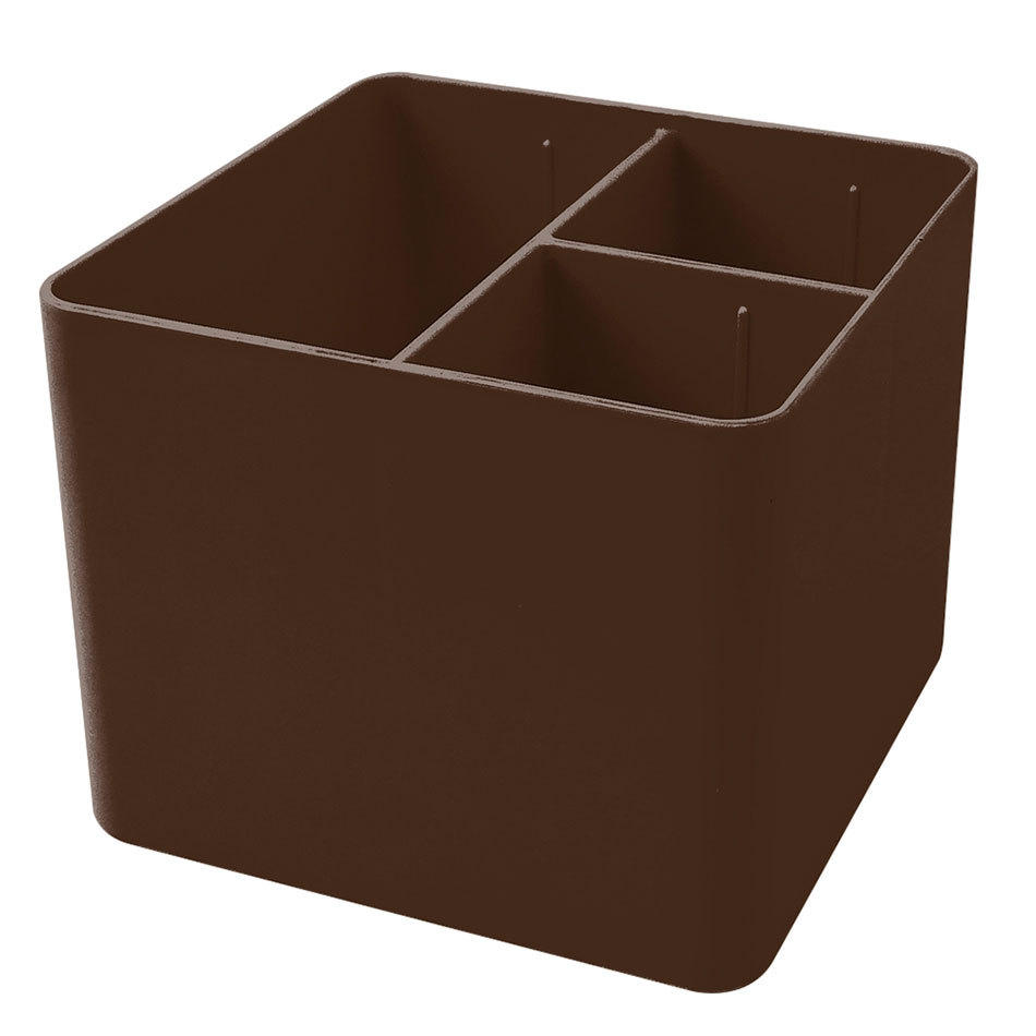 Porta objetos com 3 divisórias Brigadeiro 3020.03 Dello em Oferta na Shopee