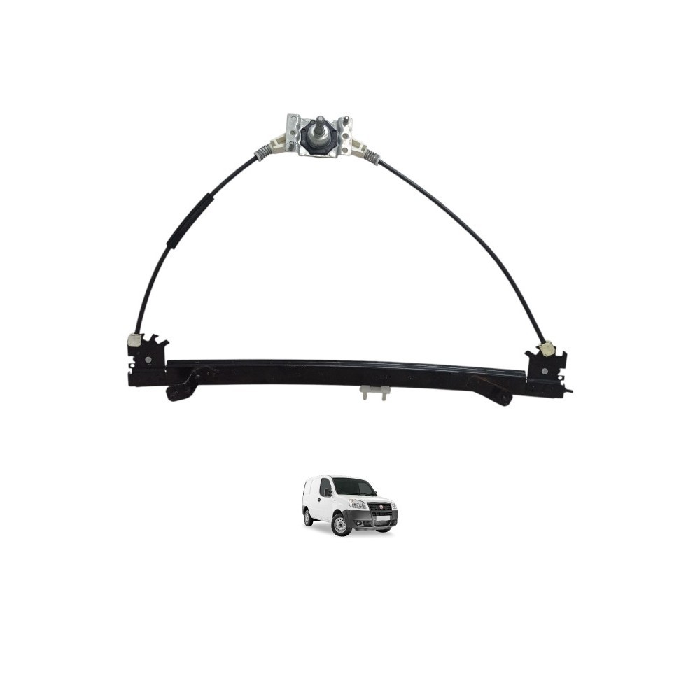 Máquina Vidro Manual Dian Dir Fiat Dobo Cargo 2002 A 2010
