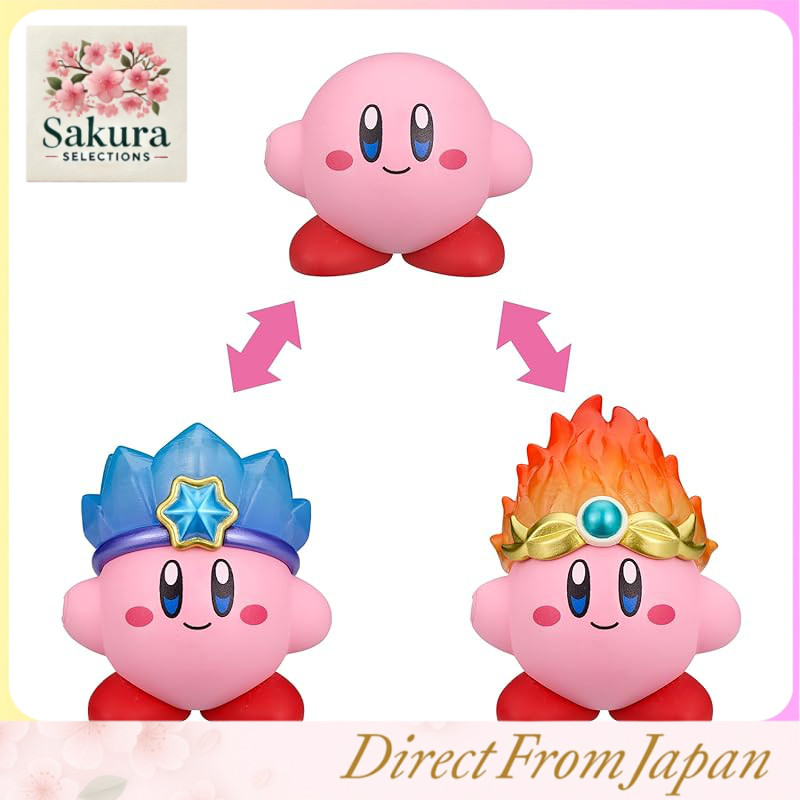 BANDAI Kirby Boneco Change Copy Ability 2 em 1 Figura Colecionável