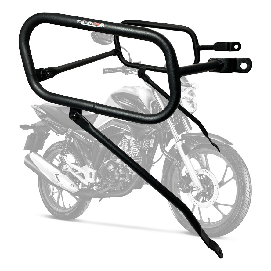 Protetor Traseiro / Apoio p/ Bolsas Laterais Modelo Coyote - CG 160 Titan - Honda