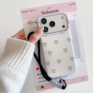 Capa de celular da coração de amor negro com iPhone 17 16 15 14 13 12 11 PRO MAX XS XR 7 8PLUS SE AIR casca macia em Oferta na Shopee