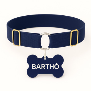 Coleira para Cães Yoo Pets com Plaquinha Gravada Nome e Telefone Sem Fecho em Oferta na Shopee