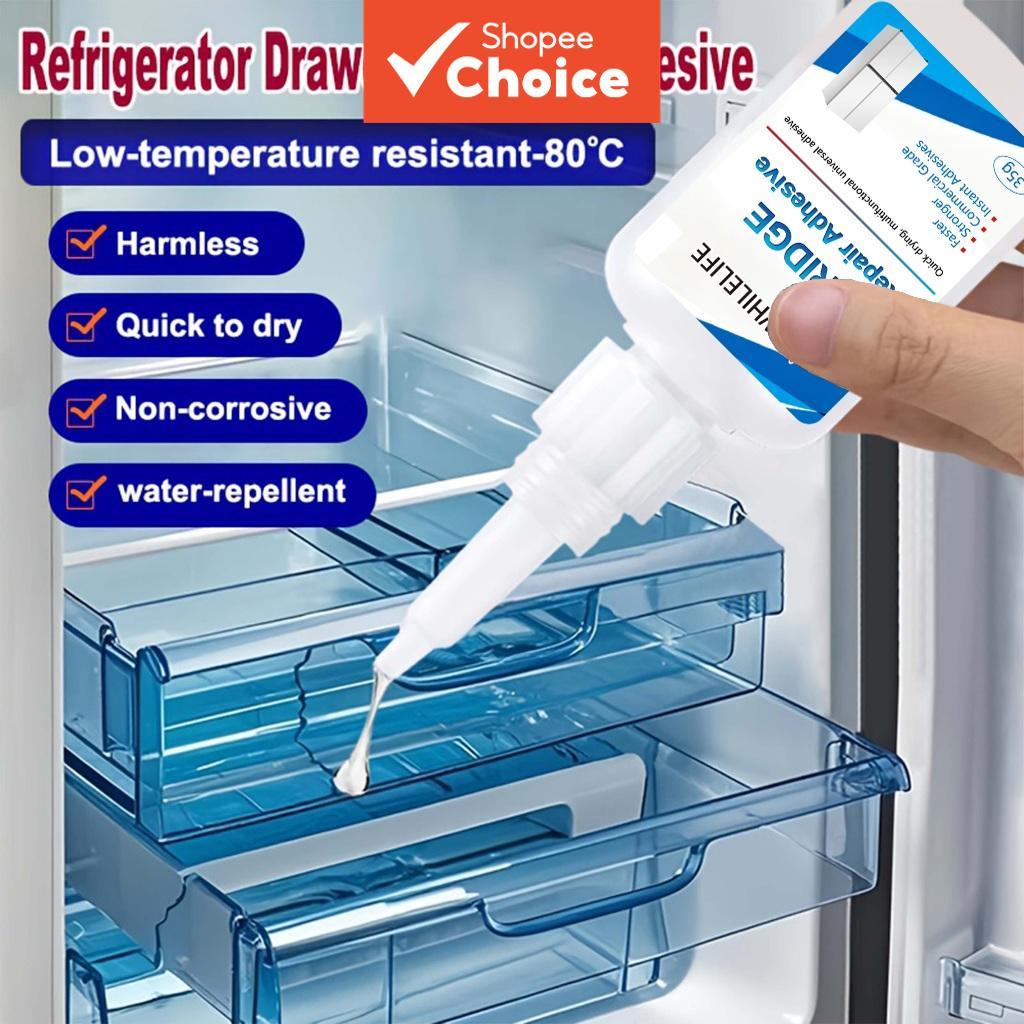 Um Conjunto De Adesivo Para Reparo De Geladeira WHITELIFE 35g De Secagem Rápida Cola Universal Forte Com Pontas Finas Ve