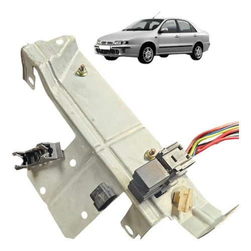 Suporte Módulo Conforto Fiat Marea Brava 1998 2003 Original Bege
