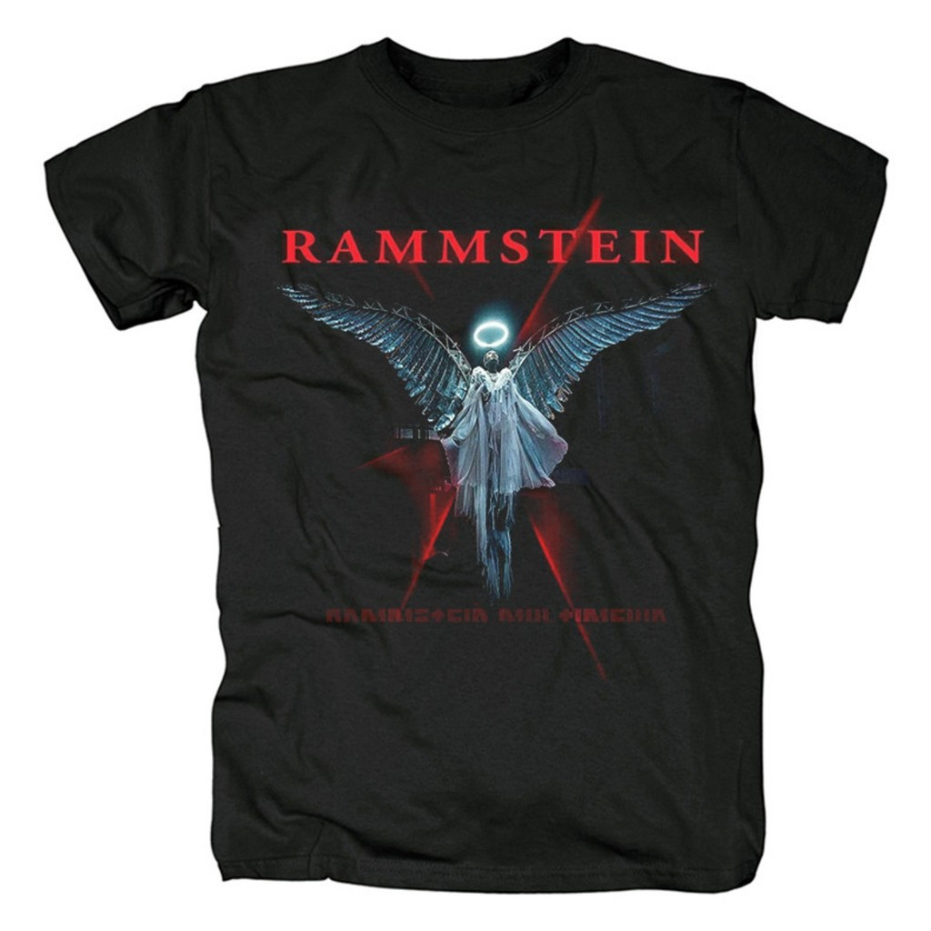 [Camiseta Premium em Algodão Puro]CC Music.Soul Camiseta Masculina Rammstein Neue Deutsche Härte Metal Industrial