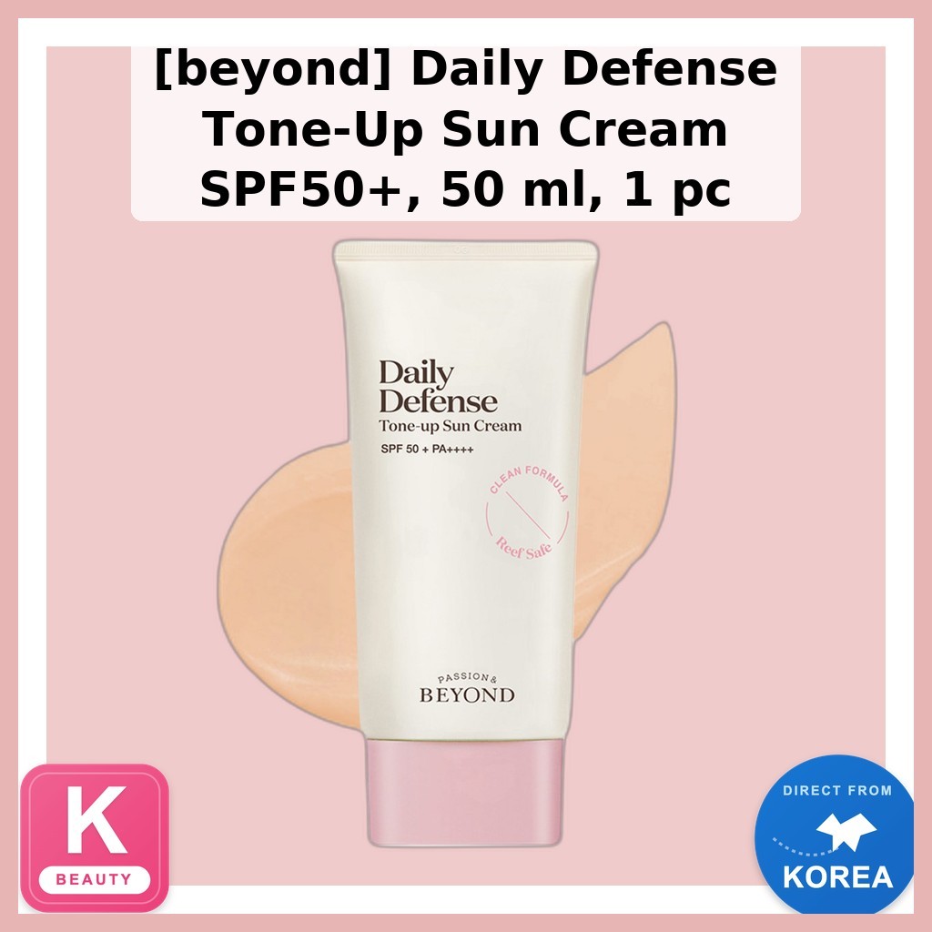 [beyond] Creme Solar Tonificante Daily Defense Fps50 + , 50 ml , 1 Unidade/Protetor Coreano Fps50/Fórmula Da HotKorea