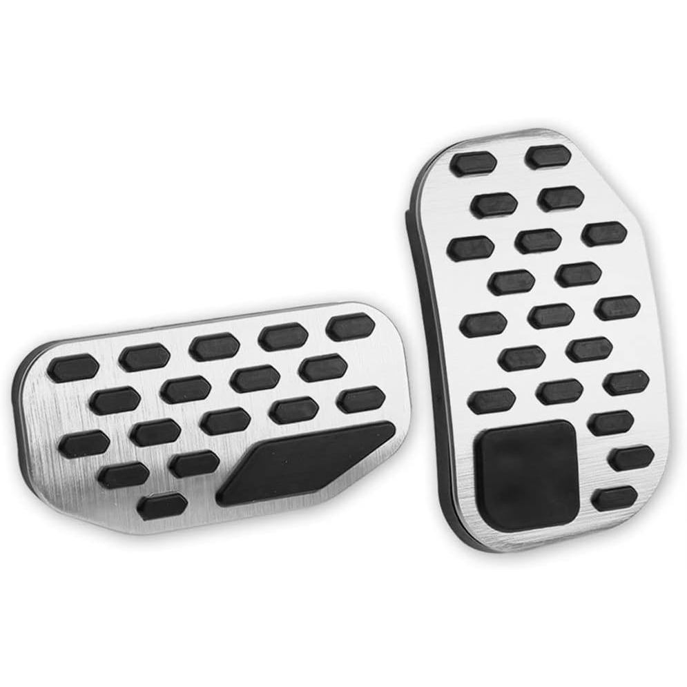 LEXLEY 2 Peças De Pastilhas De Pedal De Gás De Freio De Alumínio Antiderrapantes , Capas Acelerador Sem Perfuração , Ape