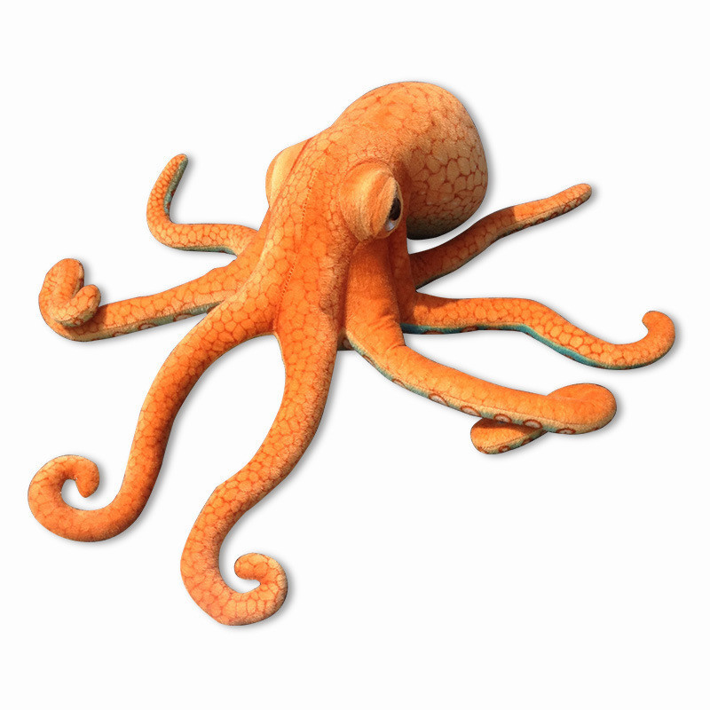 Linda simulação polvo polvo boneca brinquedo de pelúcia submarino animal lula boneca mar animal lula