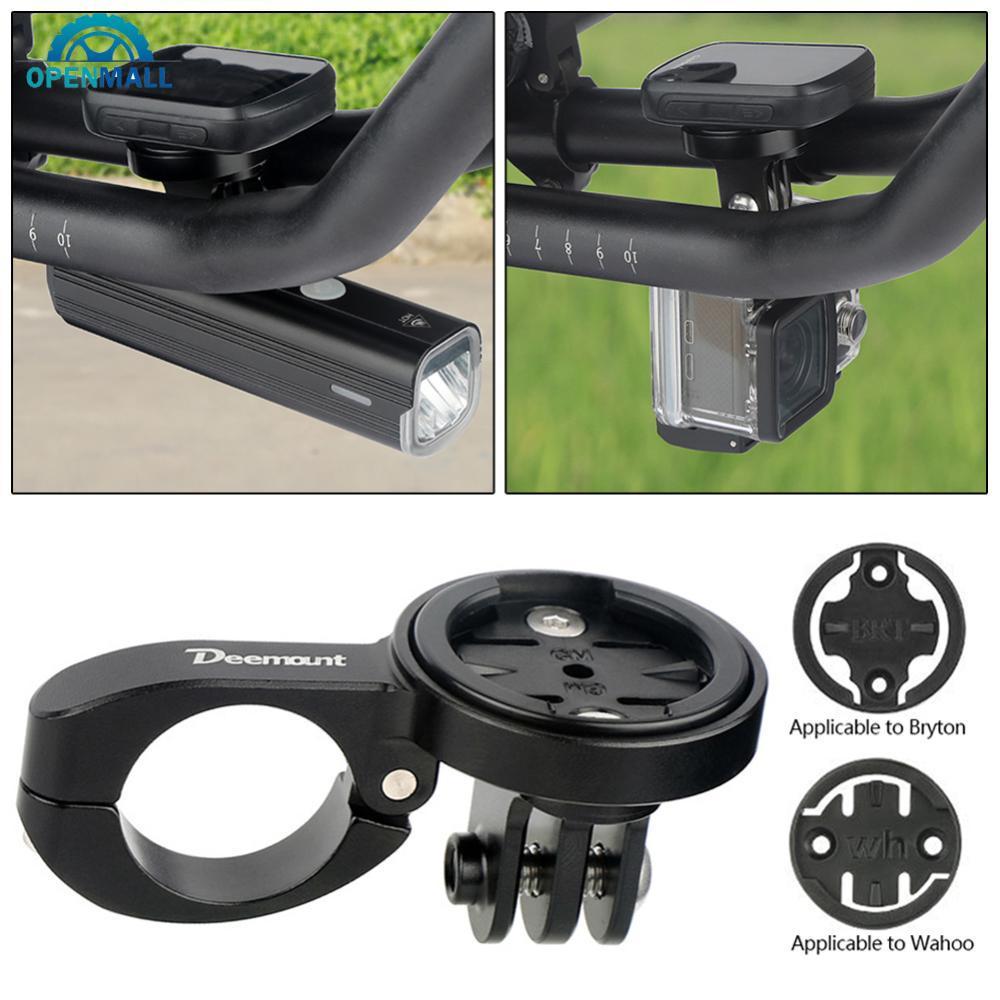 OPENMALL MTB Bicicleta Suporte Para Computador TT Guiador Velocímetro Montagem Incl . 3 Adaptadores GARMIN Bryton Wahoo