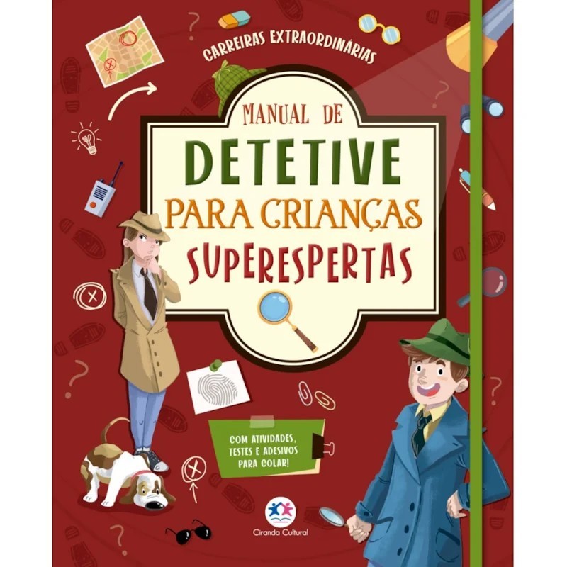 Livro Manual de Detetive Para Crianças Superespertas - Carreiras Extraordinárias