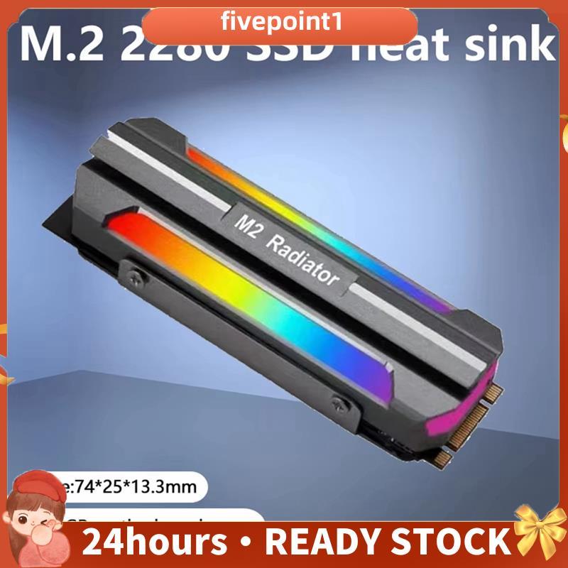 M . 2 2280 SSD Dissipador De Calor SSD2280 Cooler ARGB Sincronização Efeito De Iluminação Nvme Radiador De Unidade De Es