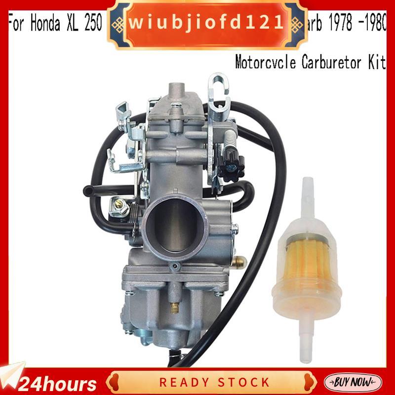 Carburador De Motocicleta Com Kit De Filtro Para XL 250 XL250 250S XL250S Motor Bike 1978-1980 Peças De Reposição