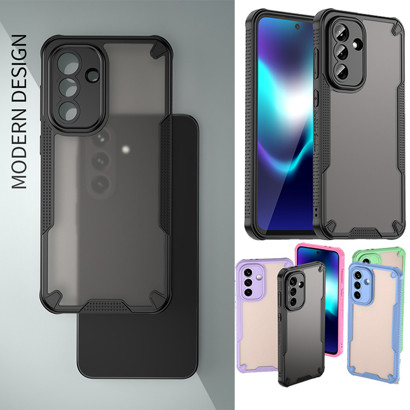 Capa De Telefone Translúcida À Prova De Choque Para Samsung Galaxy A57 A37 A17 A56 A36 A26 A16 5G 4G Invólucro Candy Col