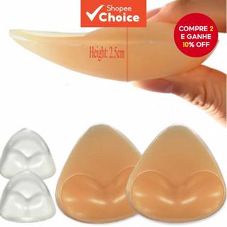Almofadas De Sutiã De Silicone À Prova D'água-Inserções De Biquíni Autoadesivas (Grossas , Triangulares) em Oferta na Shopee