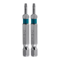BITS TORX T8, ACO CROMO MOLIBDENIO, 50MM, 2PCS // GROSS