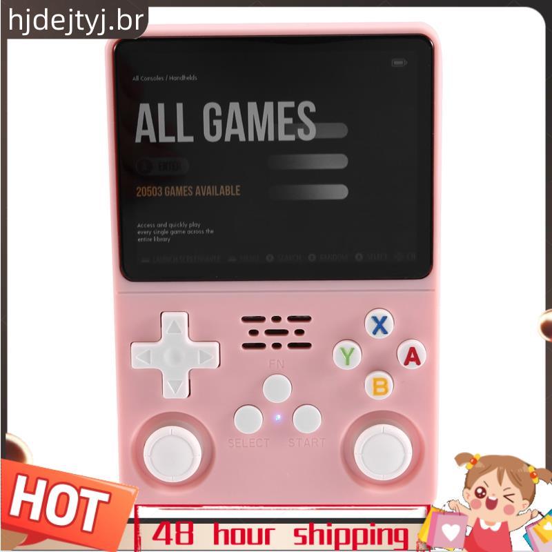 Console De Jogos Portátil R36S Dispositivo Com Tela IPS De 3.5 Polegadas E 64 Gb Para Crianças Adultos