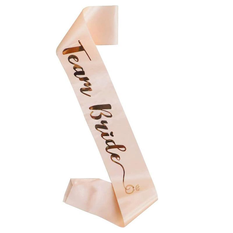 Faixa para Despedida de Solteira - Team Bride Rose