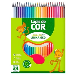 Lápis de Colorir 24 Unidades Infantil Coloração Papelaria Artigos Infantis Escola Escritório Crianças Utilidades