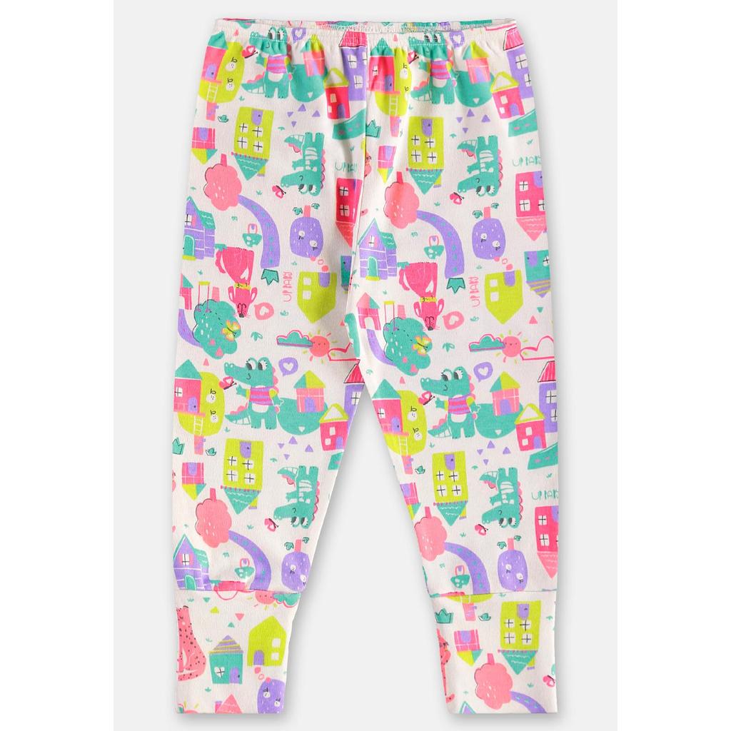 Calça Bebê Menina em Suedine Up Baby em Oferta na Shopee