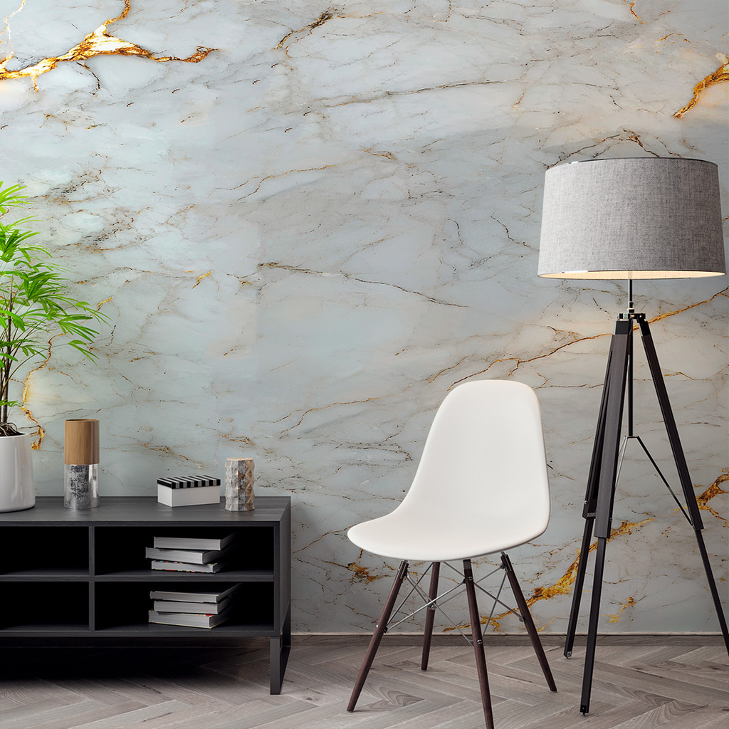 Mármore Cinza e Dourado Modelo Premium e Elegante
