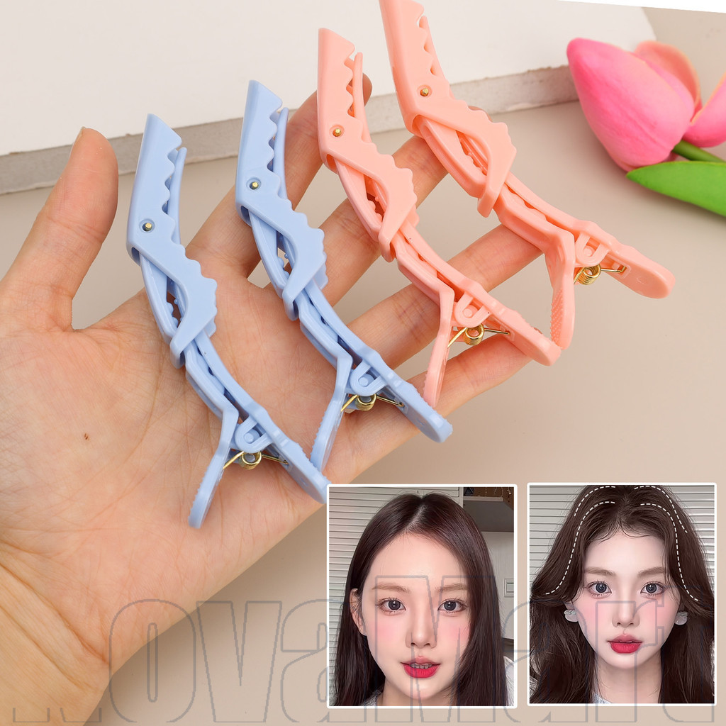 2 Conjuntos De Modelador De Ar Bang De Nylon Sem Calor | Ferramenta Suave De Modelagem De Cabelo Com Clipe , Resistente
