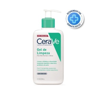 Gel De Limpeza Cerave Pele Normal À Oleosa 340g em Oferta na Shopee
