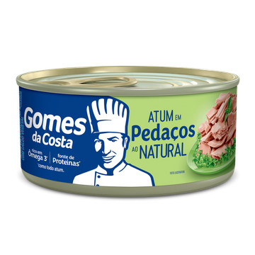 Atum em pedaços ao natural Gomes da Costa 170g em Oferta na Shopee