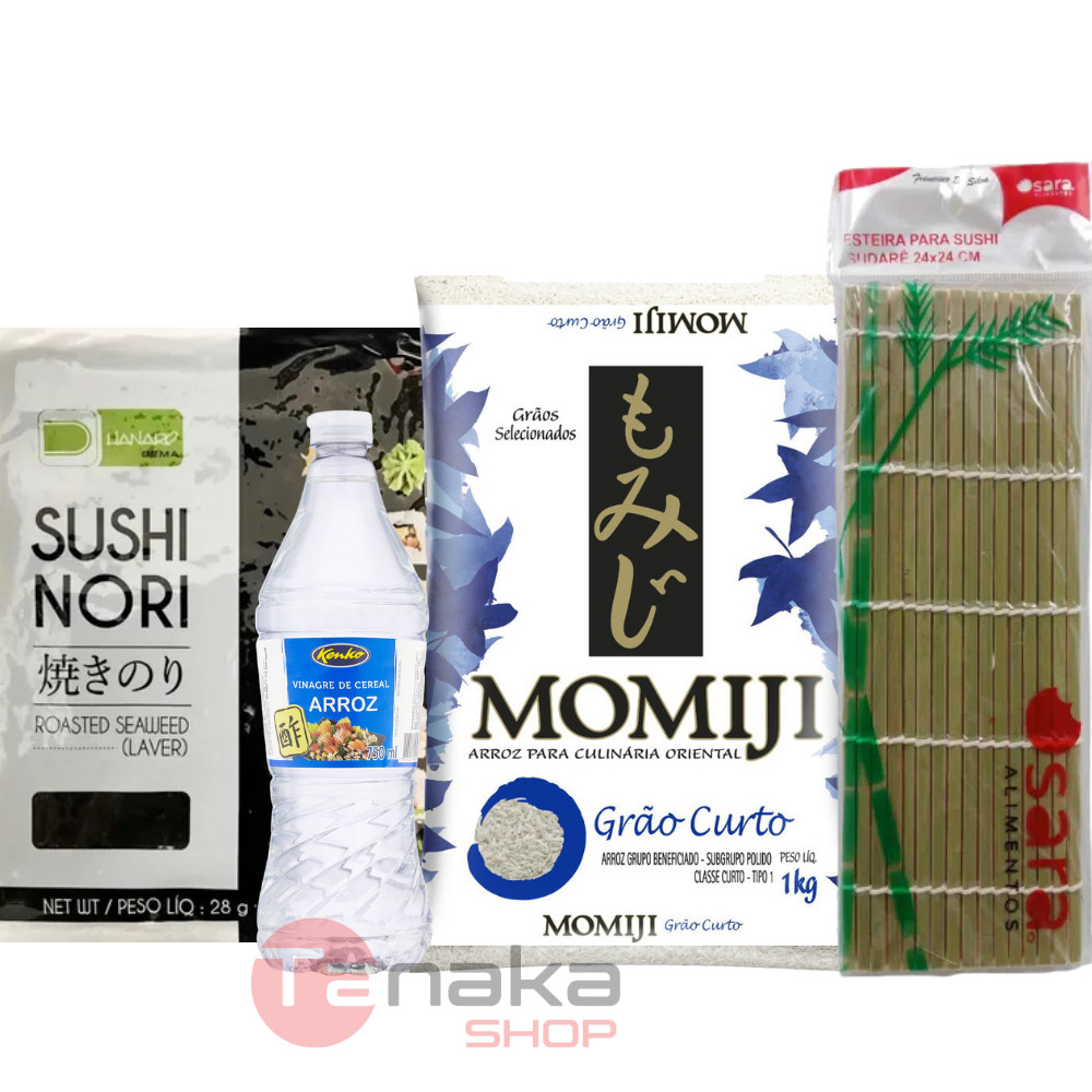 KIT SUSHI EM CASA ECÔNOMICO - TEMAKI URAMAKI SUSHI GOHAN em Oferta na Shopee