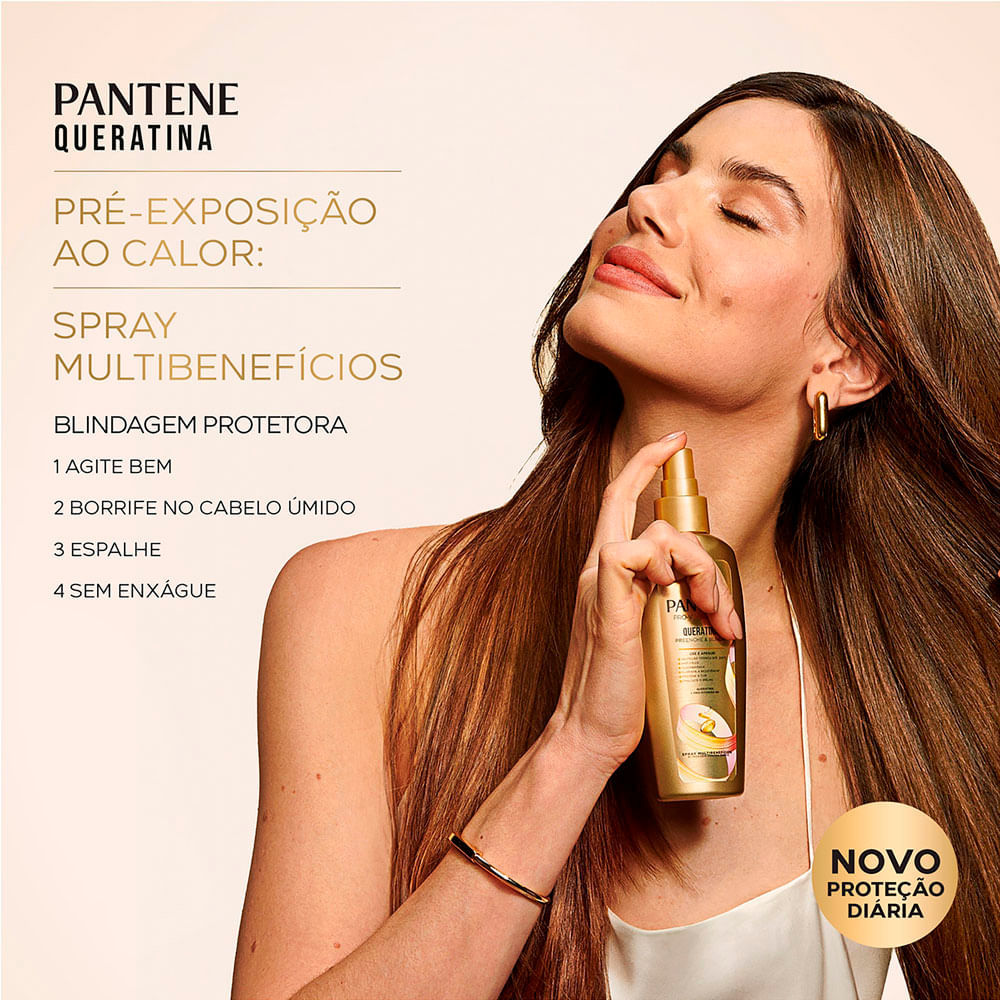Detalhes do Spray Pantene Pro-V Miracles Preenche e Blinda 160ml