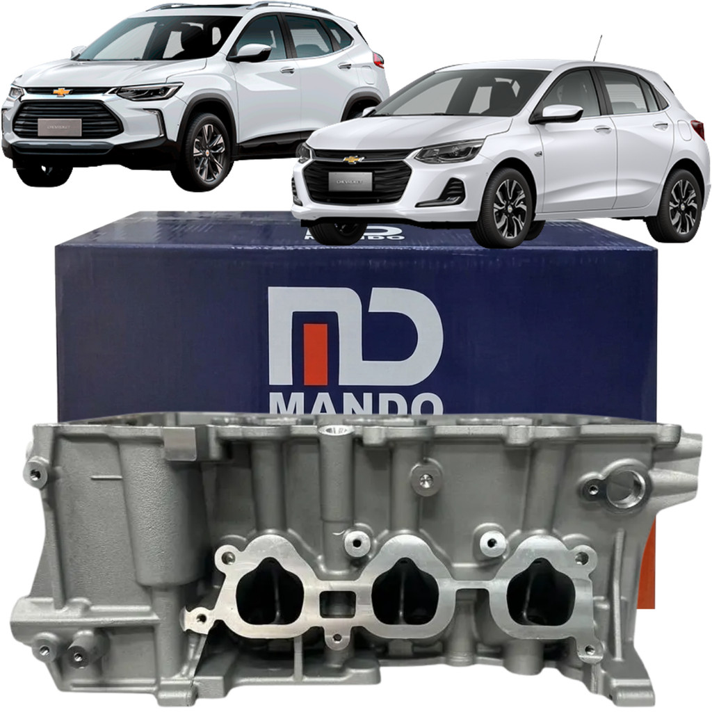 Cabeçote Motor Onix Tracker 1.0 1.2 12v 3cc 2020-2024 Turbo Flex
