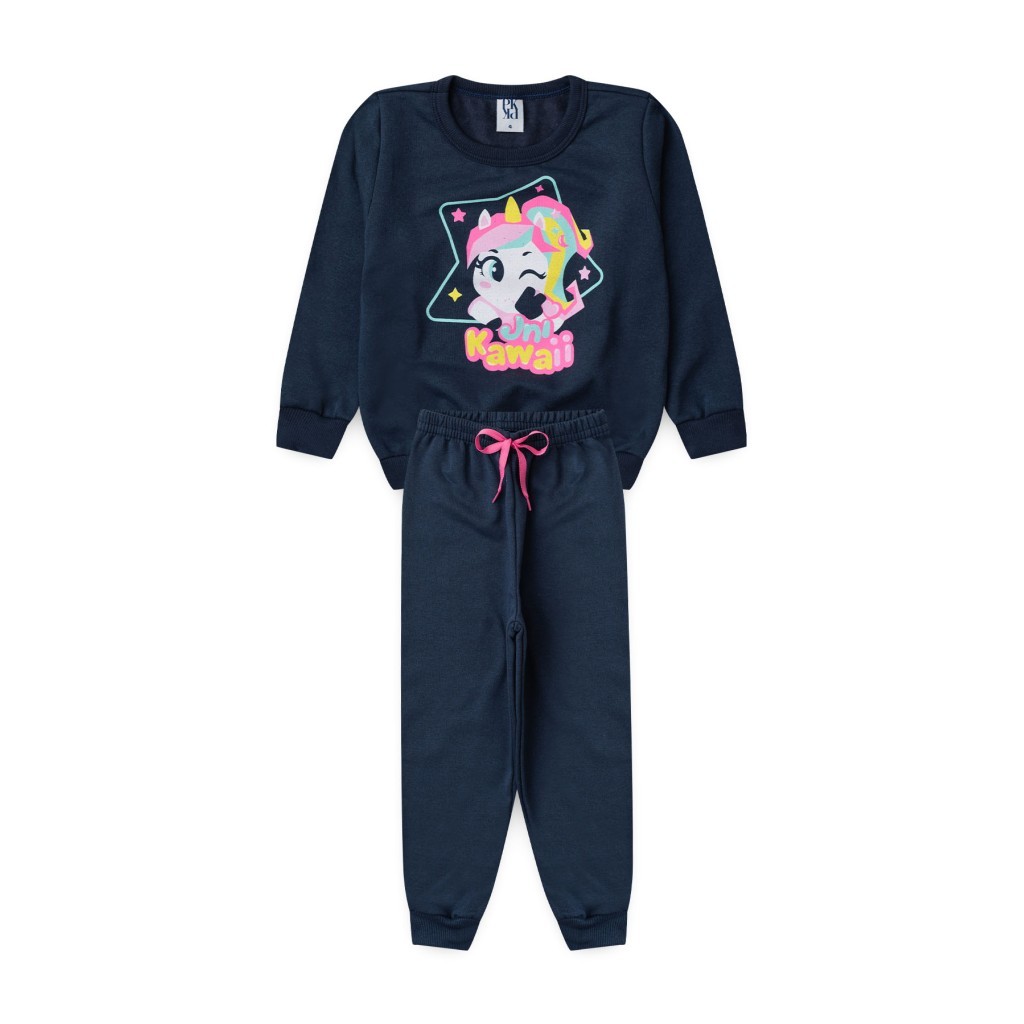 Conjunto Feminino Infantil Fofura De Unicórnio