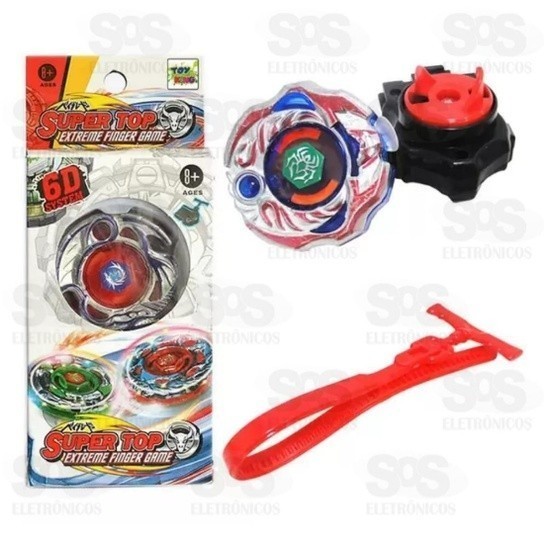 Brinquedo Beyblade Metal Fusion Led 6D Tornado