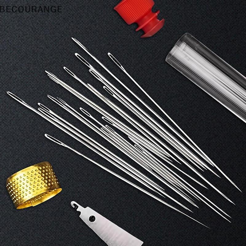 Kit De Agulhas De Costura De Aço De Olho Grande BEC , 2025 Novas Inoxidável Para À Mão , 31/34/36pcs Conjunto NG