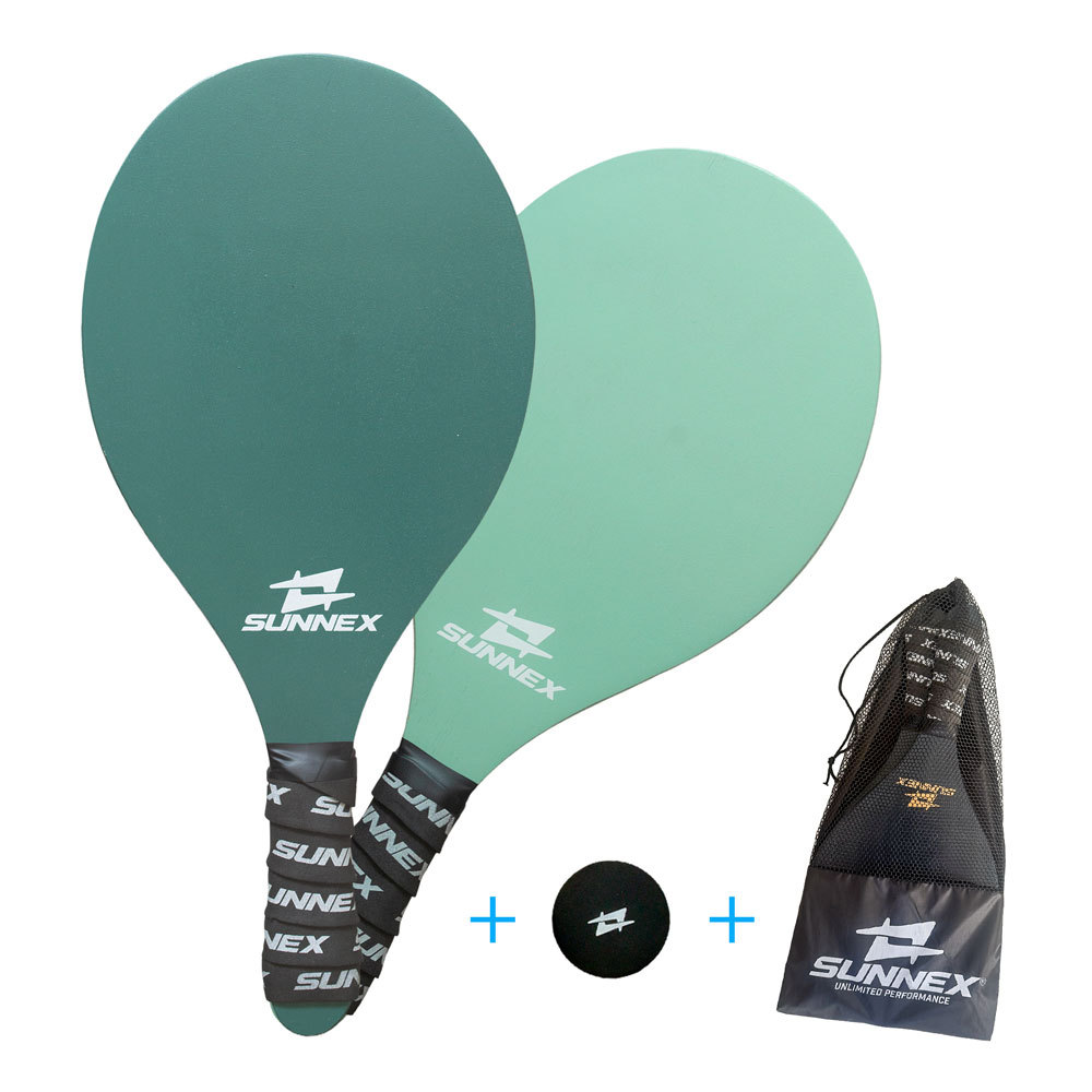 Kit Raquete Frescobol Madeira e Elegante Leve e Confortável