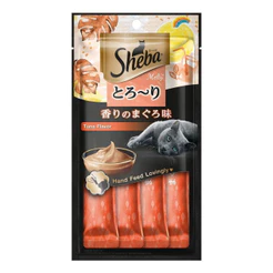 Petisco Sheba Cremoso Sabor Atum Gatos Adultos 4 Unidades