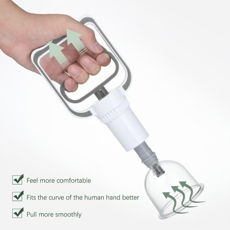 [prosperityus1] Pistola De Sucção A Vácuo Para Bombeamento Universal Bomba De Ar Ferramenta Manual Massagem De Ventosas