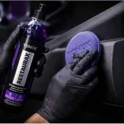 Restaurador de Plástico Automotivo Restaurax Vonixx - 500ml Restaurax Painel limpeza brilho efeito volante couro porta c