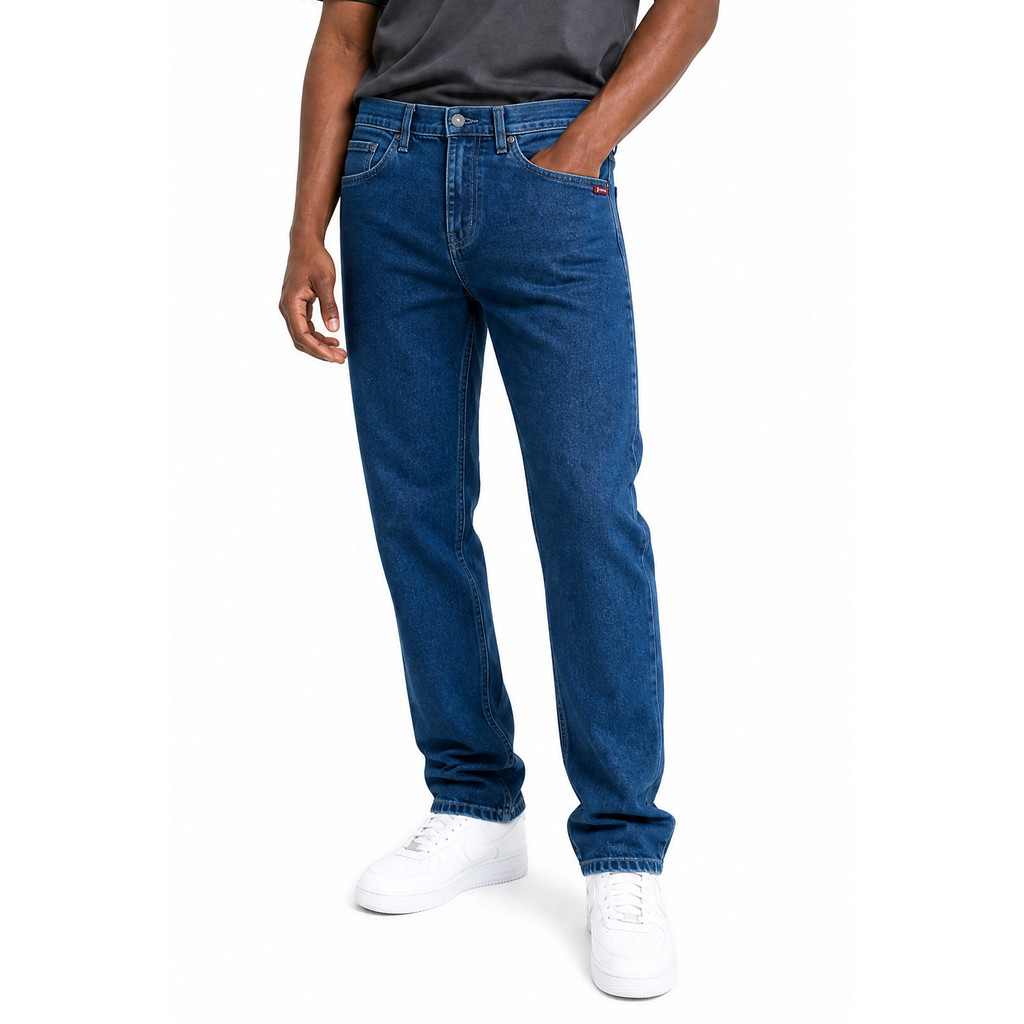 Calça Jeans Regular Básica Clássica Polo Wear Jeans Médio