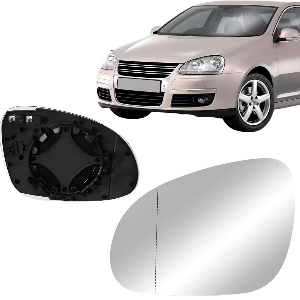 Lente Espelho Retrovisor Jetta 2007 2008 2009 2010 em Oferta na Shopee