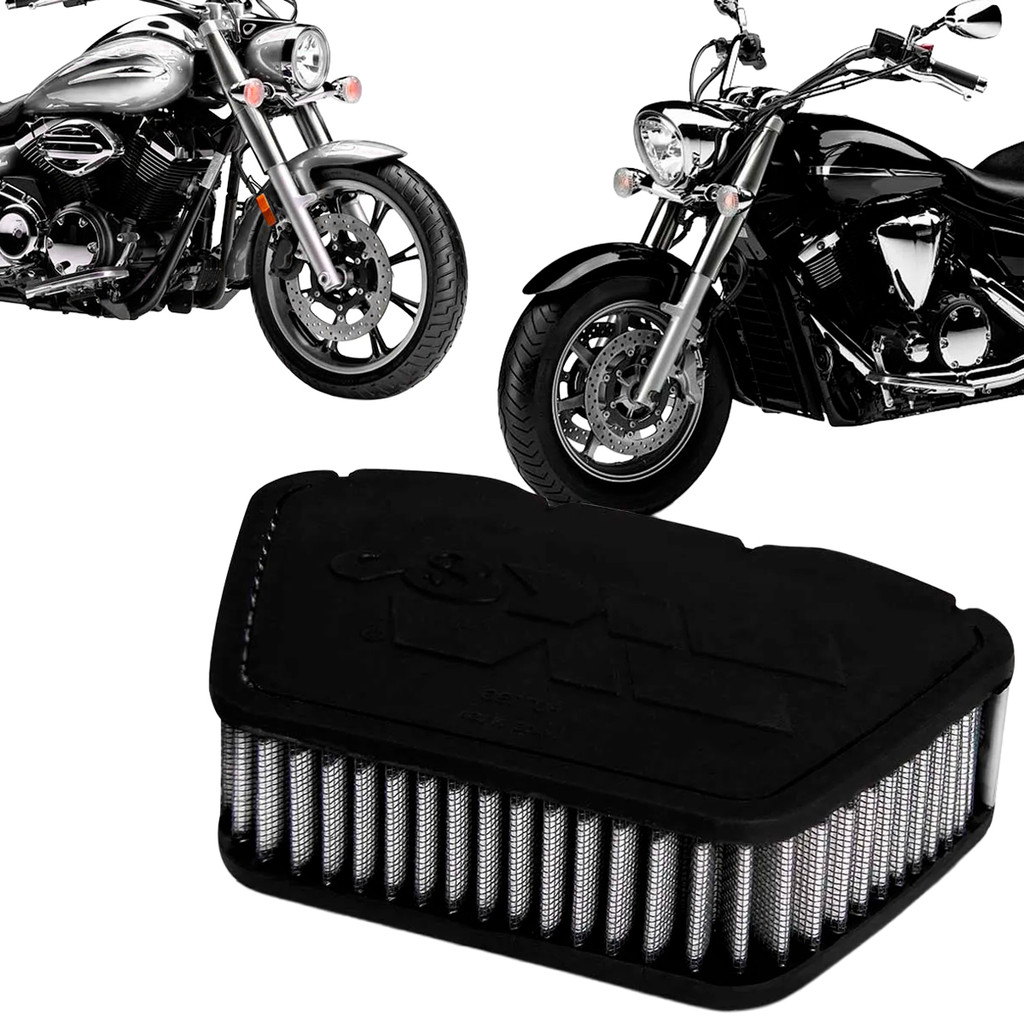Filtro Ar Moto K&N Yamaha Xvs 950 1300 Midnight V-Star 2009 2010 2011 2012 2013 2014