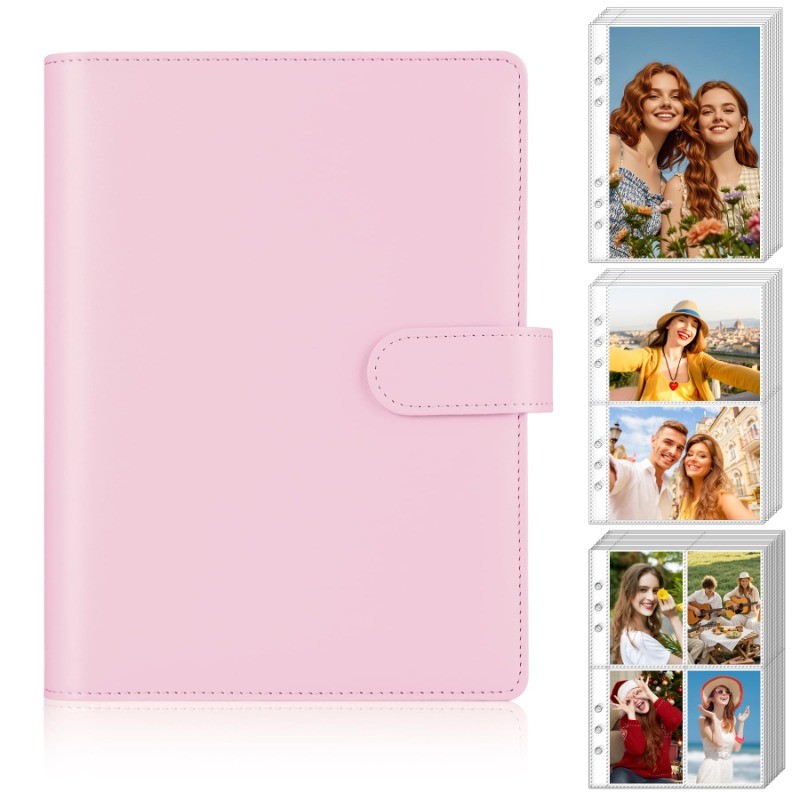 256 álbuns de fotos Polaroid Instax Mini 12/11/9/90/70/40/8 Polaroid universal 3 polegadas PU álbum de fotos em Oferta na Shopee