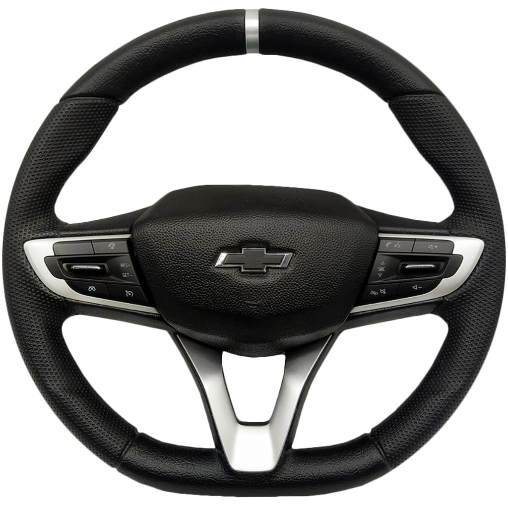 VOLANTE ESPORTIVO TRACKER CORSA CELTA CLASSIC MONZA MONTANA PRISMA MERIVA ZAFIRA S10 AGILE KADET D20 COMANDO SEM FUNÇÃO.