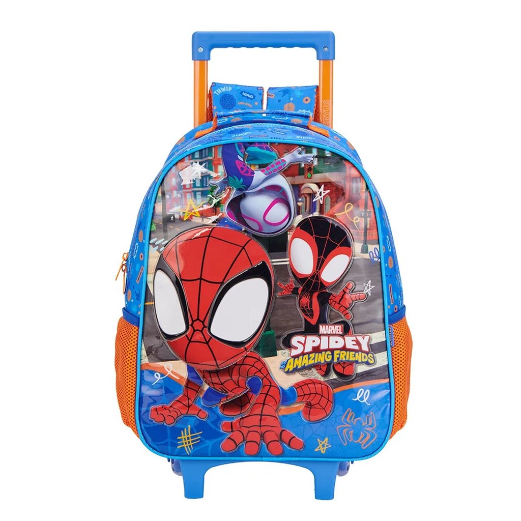 Mochila de Carrinho Spidey Homem Aranha XERYUS - C/ Alça 14Pol em Oferta na Shopee