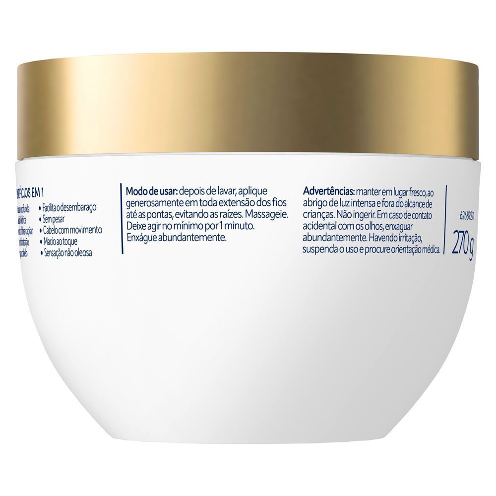 Detalhes do Mascara De Tratamento Dove 10 Em 1 Hidratação 270 g